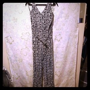 Black and white jumpsuit